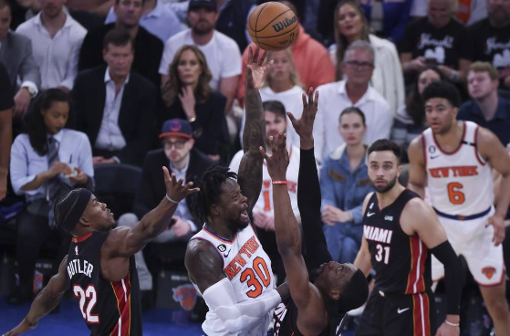 布倫森38+9+7 巴雷特26+7 巴特勒19+7+9 尼克斯112-103險勝2-3熱火