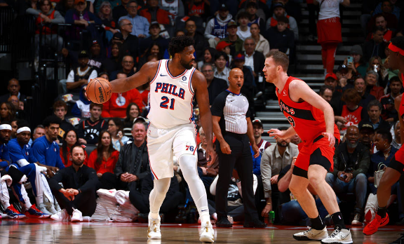 恩比德34+9+8 馬克西34+6+7 巴恩斯24+8+5 76人114-107客勝猛龍