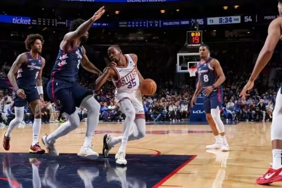 恩比德26+11 杜蘭特31+7 76人112-100射落太陽取4連勝