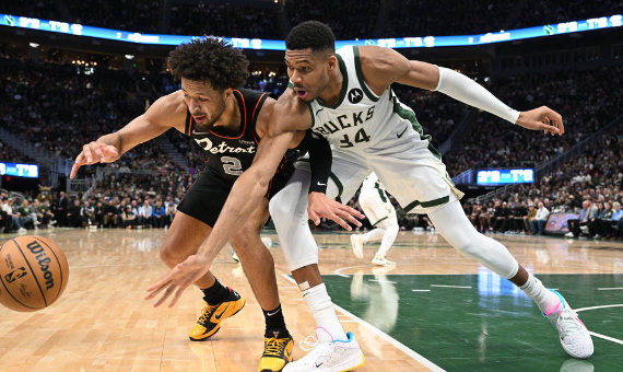 利拉德34分 字母哥遭驅(qū)逐 CC33+8+8 雄鹿120-118送活塞六連敗