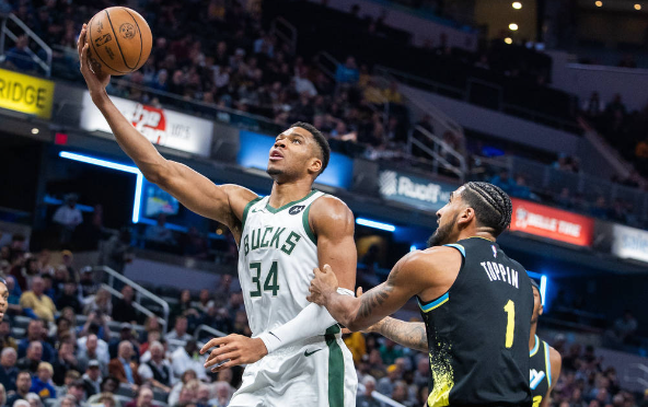 字母哥25中19空砍54+12 哈利伯頓29+10 雄鹿124-126憾負(fù)步行者