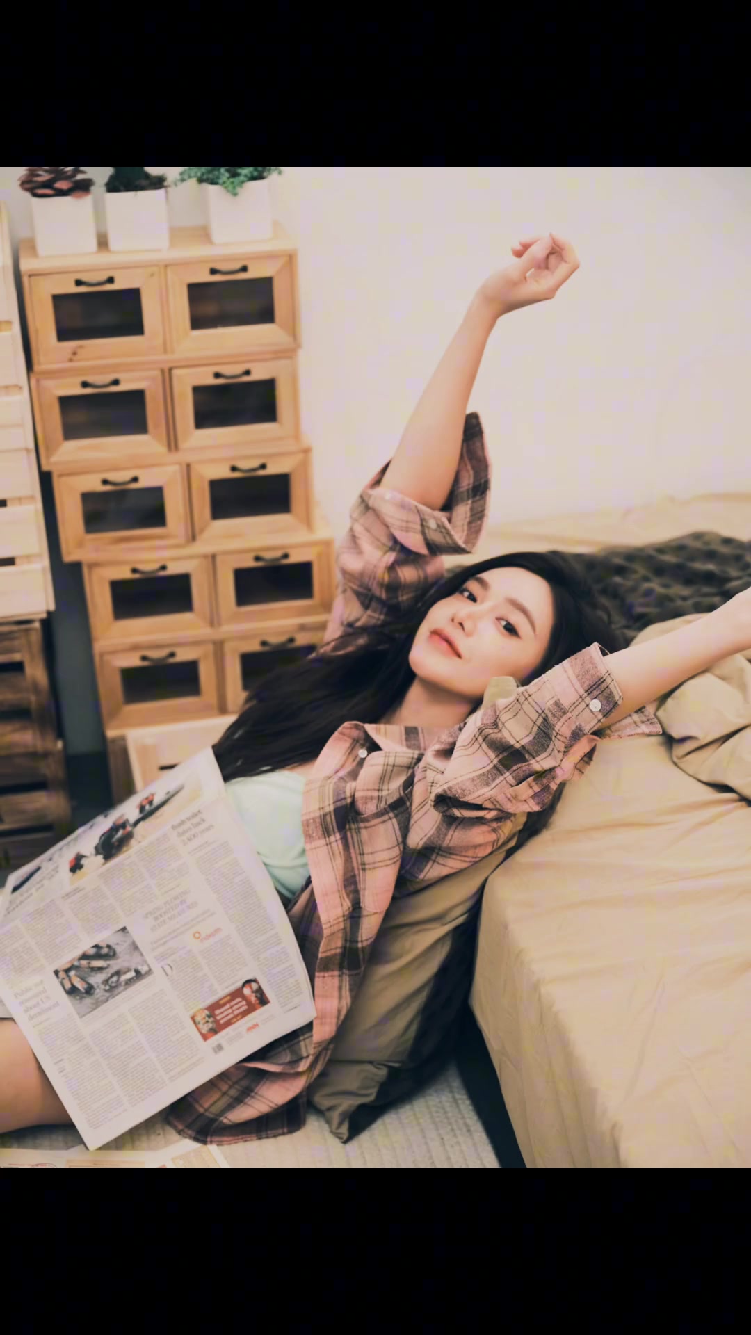 到底好看還是不好看哈！美娜曬照：真好 怎么穿都不擦邊~