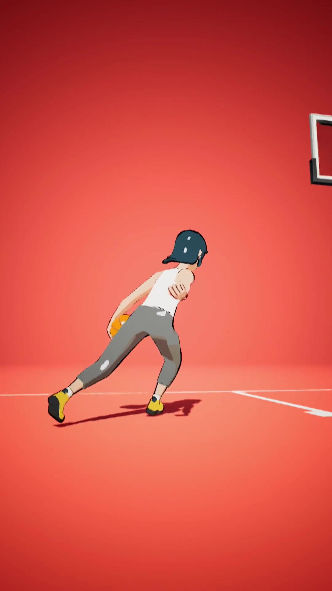 歐文拉桿上籃 絲滑的拉桿，大佬的動作果然是帥。