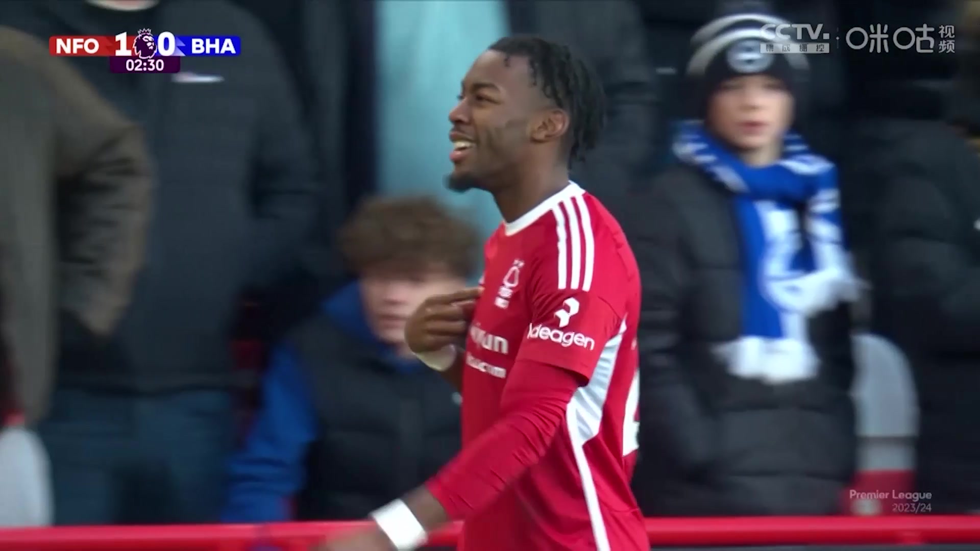 森林夢幻開局！懷特傳中，伊蘭加后點頭球破門