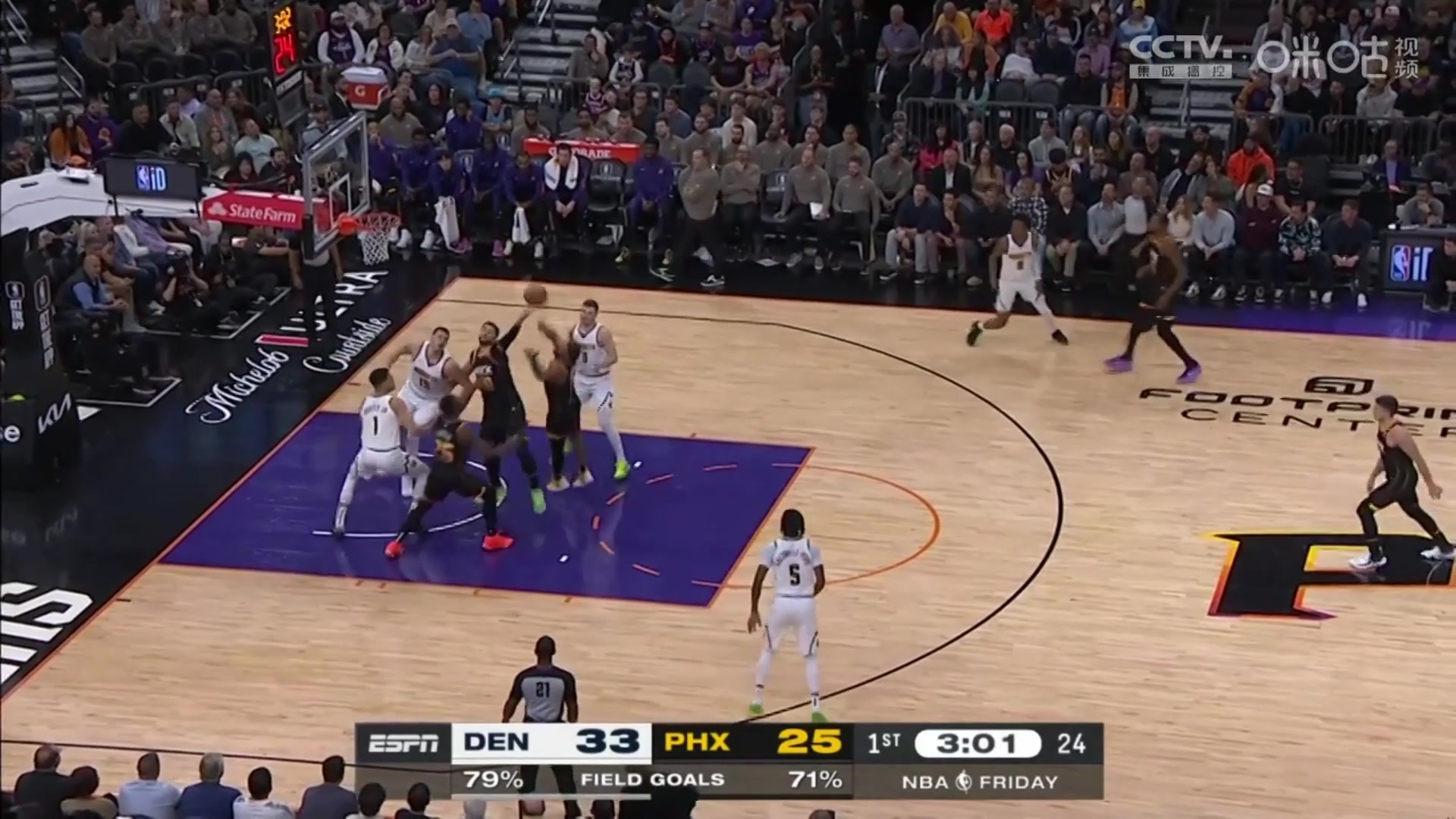 臥槽??！這是35歲老將?。?！杜蘭特快攻追身釘板大帽波普！